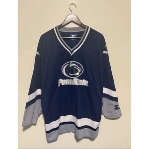 Starter NCAA Hockey Penn State Nittany Lions Jersey in Blue Size L